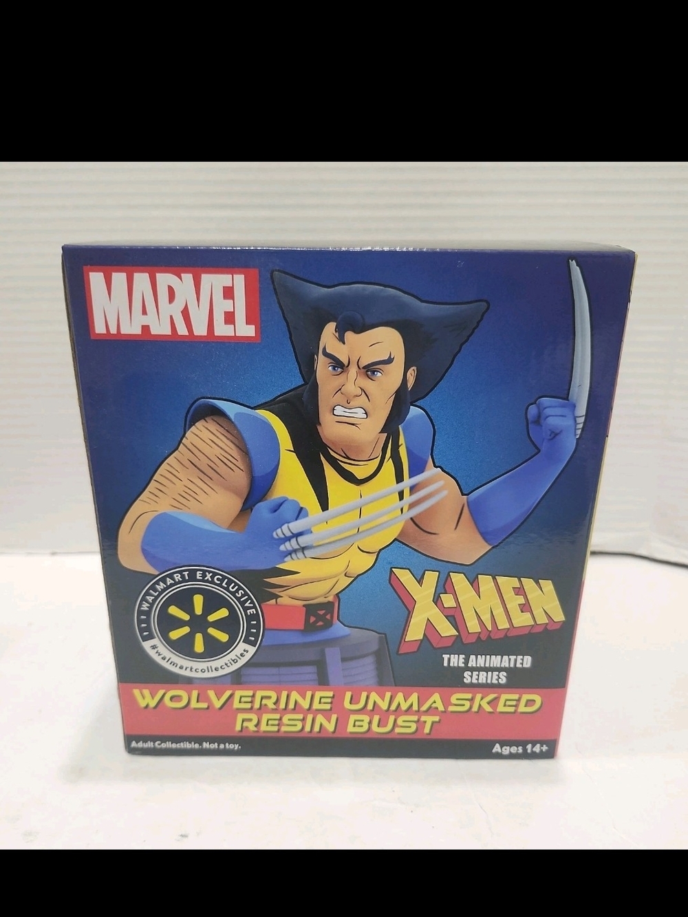 Marvel Wolverine Unmasked Resin Bust - Blue Yellow Black